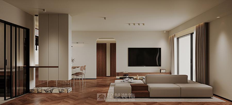 暖棕雅調(diào)，藏露有致的精致居境